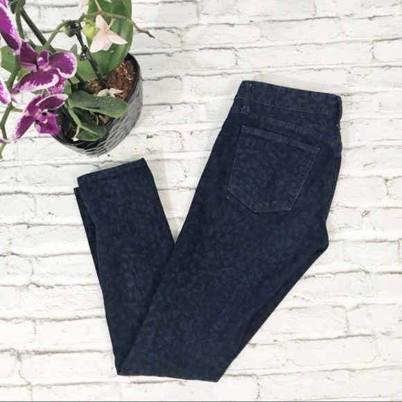 GAP 1969 Always Skinny Cheetah Print Jeans Size 25 - Picture 3 of 8